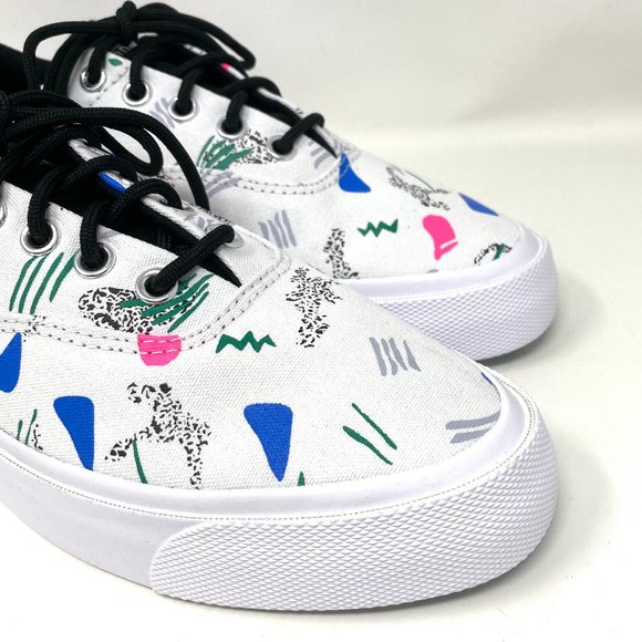 💖MEGA SALE💖Converse Men's SKID GRIP CVO OX White Print Canvas Low Top 170724 - Picture 3 of 10